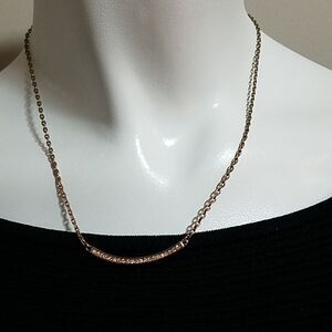 Stunning Michael Kors Rose Gold Necklace